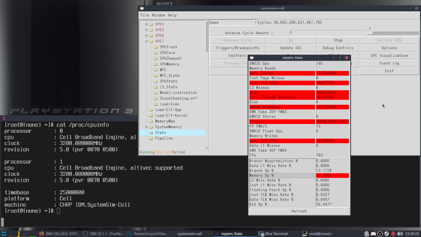 Cell Simulator on Fedora 44